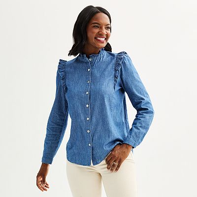 Kohls dress shirts womens best sale