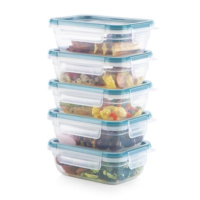 Snapware® Total Solution 10-piece Rectangular Plastic Food Storage Set