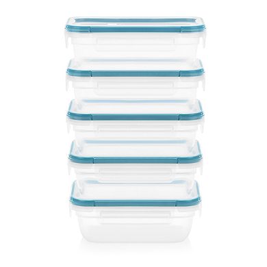 Snapware® Total Solution 10-piece Rectangular Plastic Food Storage Set