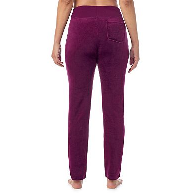 Women's Cuddl Duds Stretch Velour Boot Cut Leggings