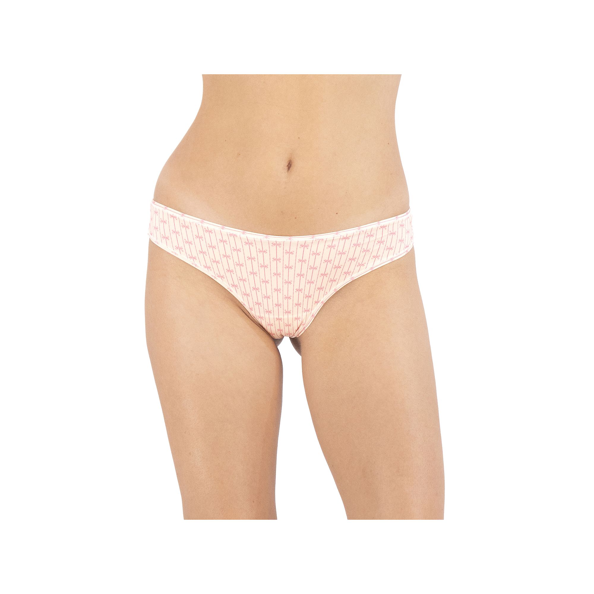 Juniors SO® Micro Thong SO83-022, Girls, Size: Small, Bow Stripe