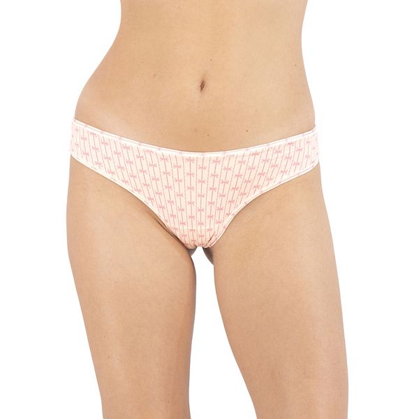 Juniors' SO&reg; Micro Thong - Bow Stripe (MEDIUM)