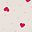White Hearts Dots