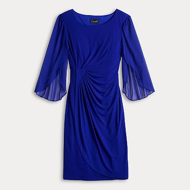 Women's Connected Apparel Sheer Sleeve Dress