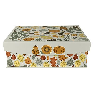 Celebrate Together Fall Medium Happy Fall Paper Gift Storage Box