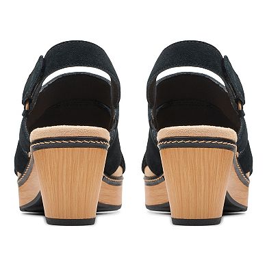 Clarks® Seannah Glow Women's Suede Wedge Sandals