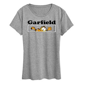 Women's Garfield Panel Logo Graphic Tee