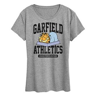 Women's Garfield Athletics Couch Potato Graphic Tee