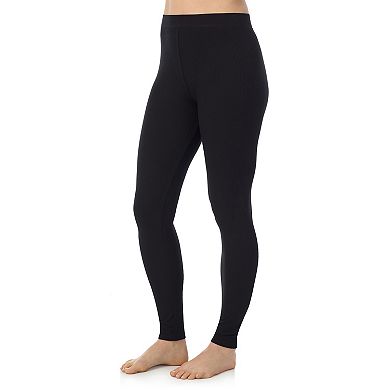 Women's Cuddl Duds Ribbed Stretch Leggings