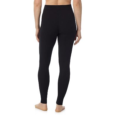 Women's Cuddl Duds Ribbed Stretch Leggings