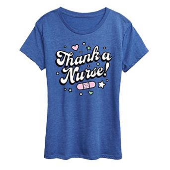 Women's Thank A Nurse Graphic Tee