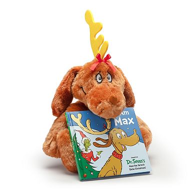 Kohl's Cares How The Grinch Stole Christmas Max Plush and Book Bundle