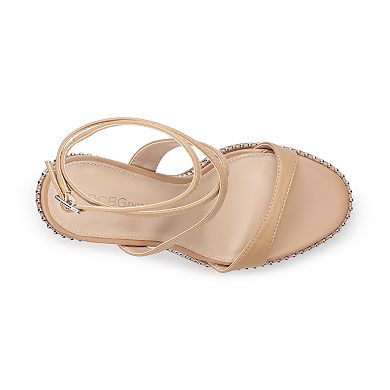 BCBGeneration Jilma Women's Leather Dress Sandals