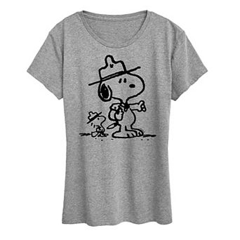 Women's Peanuts Snoopy & Woodstock Scout Pals Graphic Tee