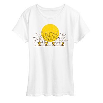 Women's Peanuts Woodstock Marshmallows Graphic Tee
