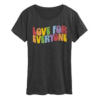 Women's Love For Everyone Pride Graphic Tee
