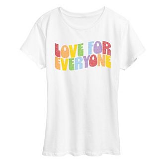Women's Love For Everyone Pride Graphic Tee