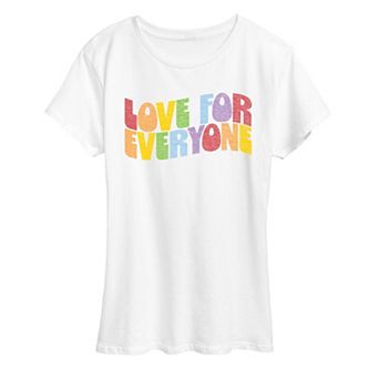 Women's Love For Everyone Pride Graphic Tee