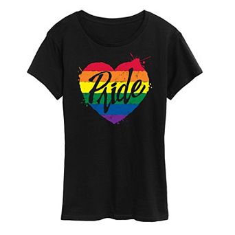 Women's Pride Heart Graphic Tee