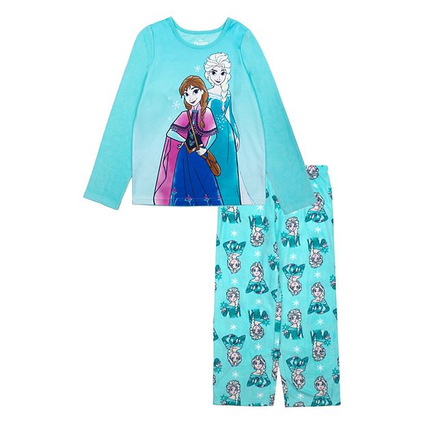 Disney s Frozen Girls 4 10 Sister Fun 2 Piece Pajama Set