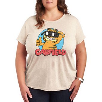 Plus Garfield Sunglasses Graphic Tee