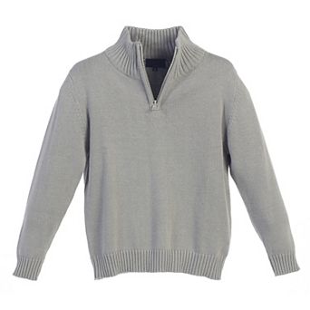 Gioberti Boy's Knitted Half Zip 100% Cotton Sweater