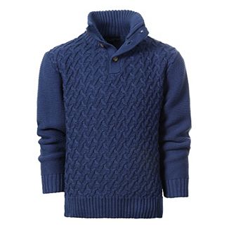 Gioberti Kid's Mock Neck Pullover Knitted Sweater