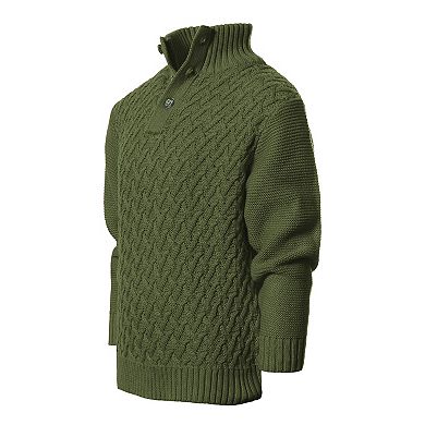 Gioberti Boys Mock Neck Pullover Knitted Sweater