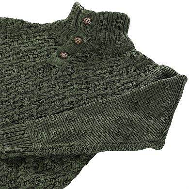 Gioberti Boy's Mock Neck Pullover Knitted Sweater