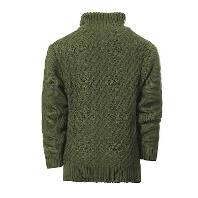 Gioberti Boy's Mock Neck Pullover Knitted Sweater