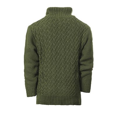 Gioberti Boys Mock Neck Pullover Knitted Sweater