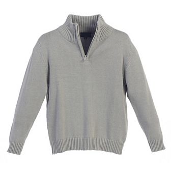 Gioberti Kid's Knitted Half Zip 100% Cotton Sweater
