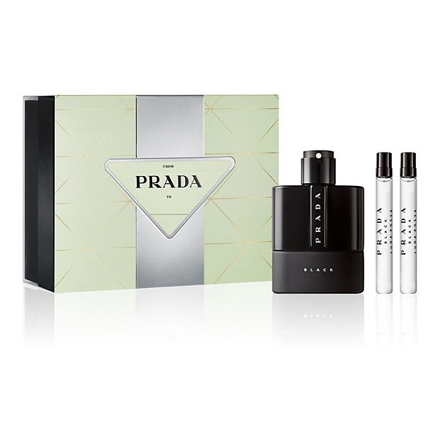 Prada black luna rossa gift set online