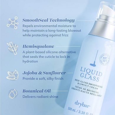 Liquid Glass Smoothing Blowout Hair Cream