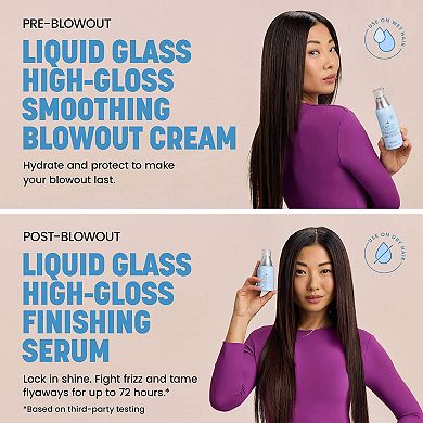 Liquid Glass Smoothing Blowout Hair Cream