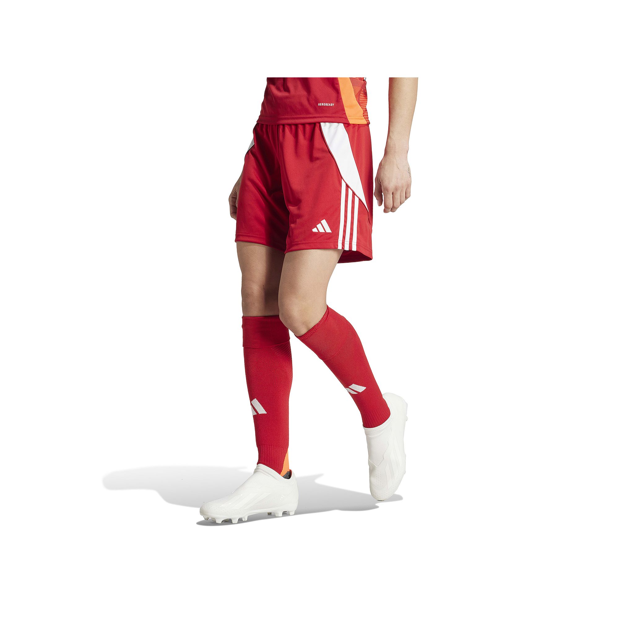 Womens adidas Tiro 24 Soccer Shorts, Size: Large, Red