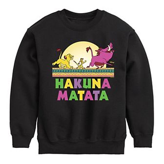 Disney's Lion King Hakuna Matata Boys 8-20 Fleece Sweatshirt