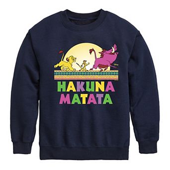 Disney's Lion King Hakuna Matata Boys 8-20 Fleece Sweatshirt