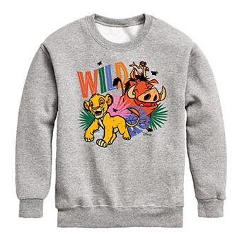 Disney's Lion King Boys 8-20 Wild Stamp Fleece Sweatshirt