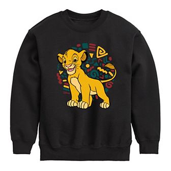 Disney's Lion King Simba Boys 8-20 Pattern Fleece Sweatshirt