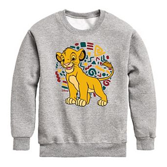 Disney's Lion King Simba Boys 8-20 Pattern Fleece Sweatshirt