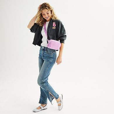 Juniors' Crop Zip Up Bratz Hoodie