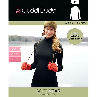 Women's Cuddl Duds® Softwear with Stretch Long Sleeve Turtleneck Top