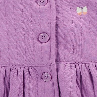Baby Girl Carter's 3-Piece Quilted Little Vest Set