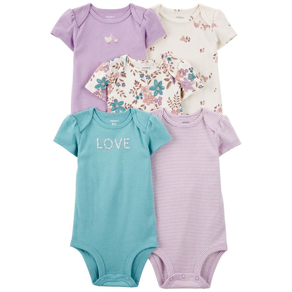 Carter's 5pc Baby Girl Cowgirl Theme Bodysuit Set main image 0