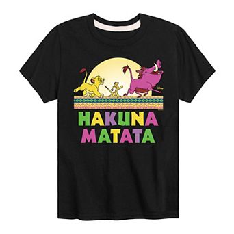 Disney's Lion King Hakuna Matata Boys 8-20 Scene Graphic Tee
