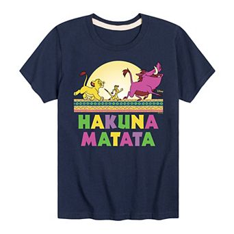 Disney's Lion King Hakuna Matata Boys 8-20 Scene Graphic Tee