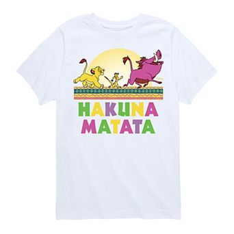 Disney's Lion King Hakuna Matata Boys 8-20 Scene Graphic Tee