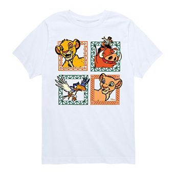 Disney's Lion King Boys 8-20 Character Grid Graphic Tee
