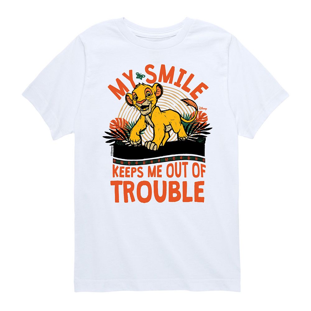 Disney's Lion King Simba Boys 8-20 Smile Graphic Tee